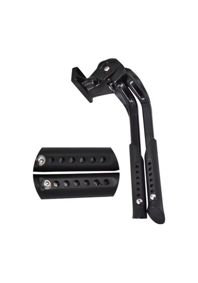 Vona Cl-ka56 Orta Park Ayağı Çift Açılır Kickstand Siyah