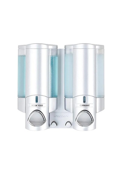 Blp-76235-1 Aviva Shower Dispenser 2 Chamber Satin Silver 12 Izgara