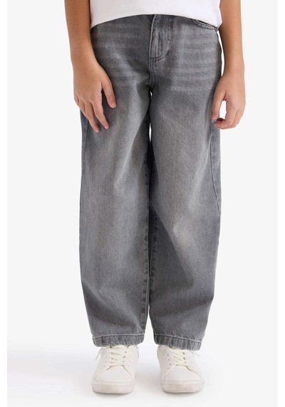 Defacto Barrel Fit Düz Paça Jean Pantolon Erkek Çocuk G6199A826SP