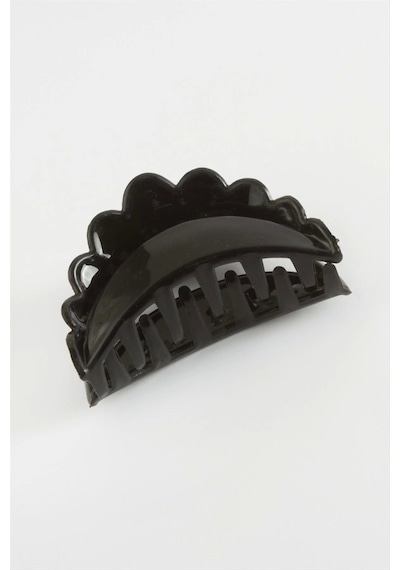 Zikzak Mandal Toka 8 Cm Siyah
