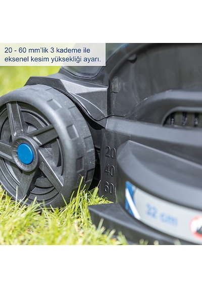 Scheppach BC-MP320 1x4.0AH Akülü Çim Biçme Makinesi - 5911413403
