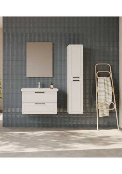Creavit D20 80 Cm İki Çekmeceli Lavabo Dolabı Beyaz Lake Beyaz Creavit D20 80 Cm İki Çekmeceli Lavabo Dolabı Beyaz Lake Beyaz