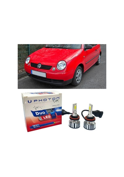 Vw Lupo Led Xenon Uzun + Kısa Far Ampulü H4 Duo Yeni Seri Beyaz
