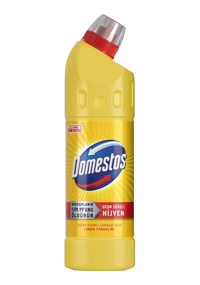 Domestos Limon Ferahlığı Mikrop Öldürücü Çamaşır Suyu 750 Ml Sku: Zeusstk2200471434 1000'li Set
