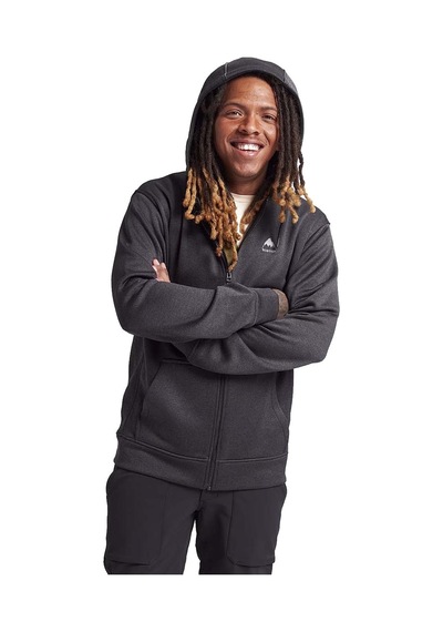 Burton Burton Oak Full-zip Hoodie Erkek Siyah Sweatshirt 13572 Siyah