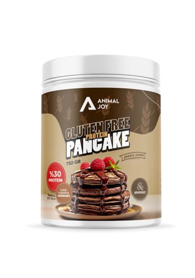 Glutensiz Protein Pankek Çikolata Aromalı - 750 Gr - 15 Servis