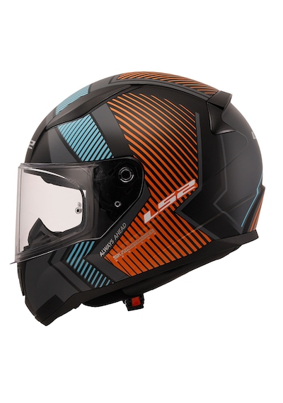 Ls2 Rapıd 2 Extra Full Face Motosiklet Kaskı Mat Gri - Neon Turuncu