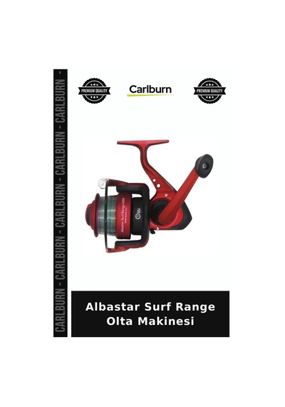 Delux Serisi Albastar Surf Range Olta Makinesi Katlanır Kol İstavrit