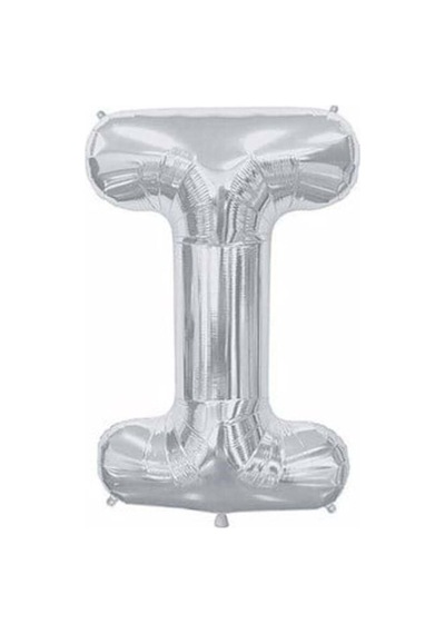 I Harf Folyo Gümüş Balon Küçük 35 Cm 418