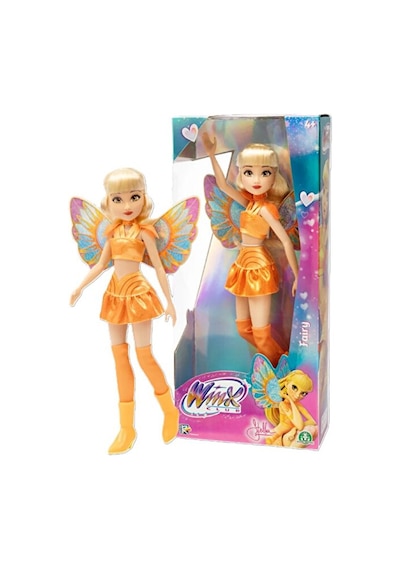 Winx Kanatlı Periler Stella Oyuncak Winx Stella Bebek Fashion Doll Kanatlı Peri Stella