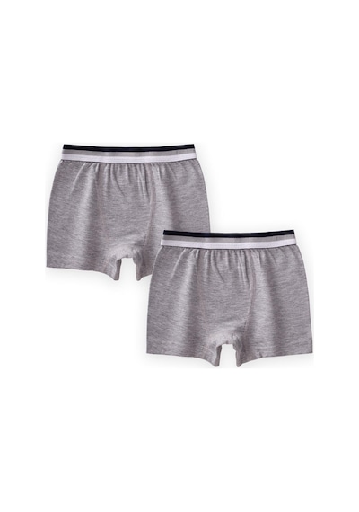 Cigit İkili Boxer 2-9 Yaş Gri