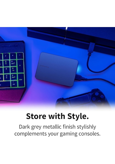 Canvio Gaming 4tb 2,5" Usb 3.2 Gen-1 Taşınabilir Hdd - Siyah Hdtx240ek3ca