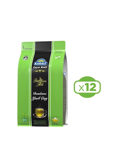 Karali Premium Demleme Yeşil Çay 12 x 200 G