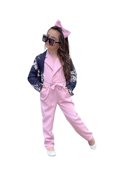 Quzucuk Kids Kız Çocuk Ceketli Tulumlu Takım (461388010) Çok Renkli