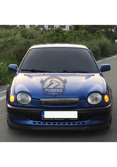 Toyota Corolla Terra 1999-2002 Uyumlu H Lip Esnek Ön Lip 2 Parça Karlık Ön Ek Tampon Altı Dill