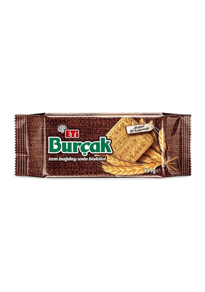 Burçak Tam Buğday Unlu Bisküvi 131 G