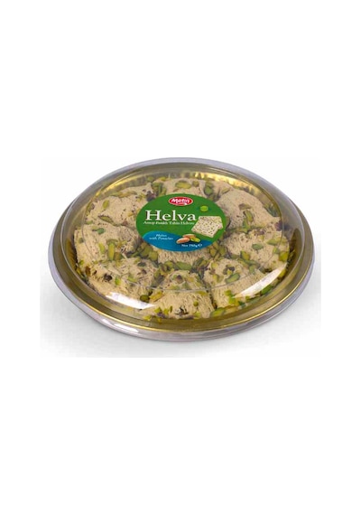 Metin Antep Fıstıklı Tahin Helva Tepsi 750 G