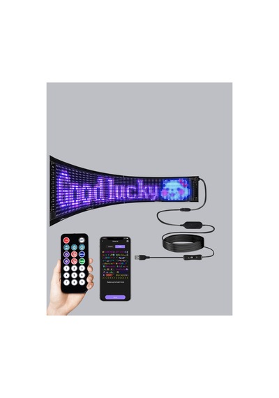 Astraltech Rgb Led Panel Usb Güç Girişli, Gıf Ve Yazı Gösterimli Akıllı Ekran