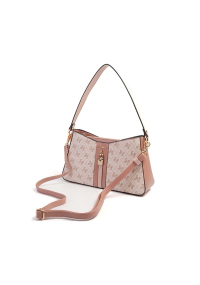 Silver Polo Sp1102 Kadın Omuz Çantası Monogram Pembe-somon-pembe