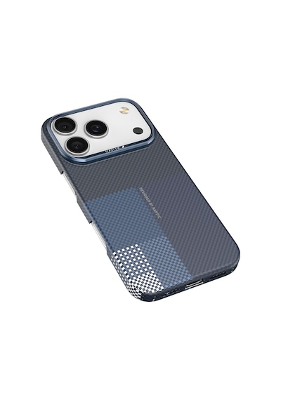 Apple Uyumlu iPhone 17 Pro Kılıf M-safe Şarj Özellikli Raptic Aramid Skin Transform Serisi Kapak Mavi