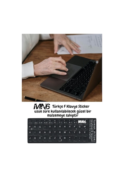 Mn6 Mf01 F Klavye Sticker/12 Adet-laptop Pc Uymlu-silinmez/türkçe F Klavye Sticker