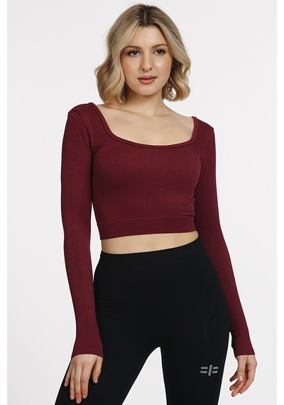 Doremi Seamless Straplez Uzun Kollu Fitilli Büstiyer 001