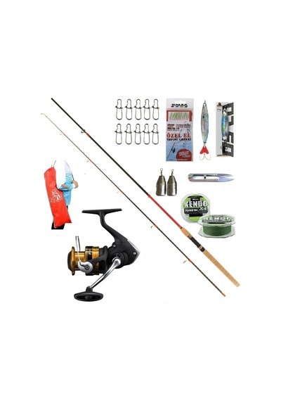 Shimano Fx4000 270cm 10-35gr Remixon Red Zoom Karbon Spin Olta Takımı Seti