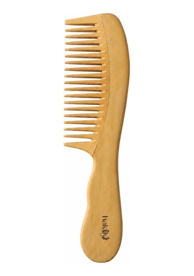 Doğal Geniş Dişli Saplı Şimşir Tarak 23 Cm Model 2 Ultra Pürüzsüz Yüzey