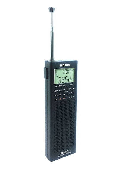 Tecsun PL-360 Fm/Am/Sw/Mw/Lw Portatif Radyo Siyah