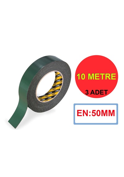 Çift Taraflı Eva Köpük Bant 5mmx10mt 3adet