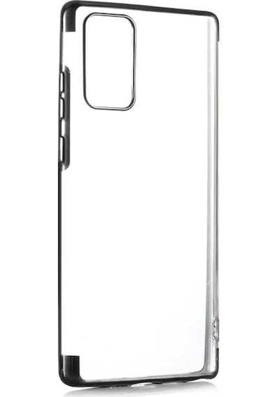 Galaxy Note 20 Kılıf Zore Dört Köşeli Lazer Silikon Kılıf