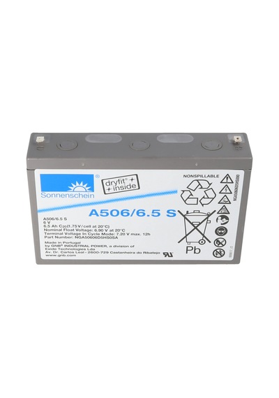 Sonnenschein Dryfit A506 / 6.5s Kurşun Pil, Bağlantı 4.8mm