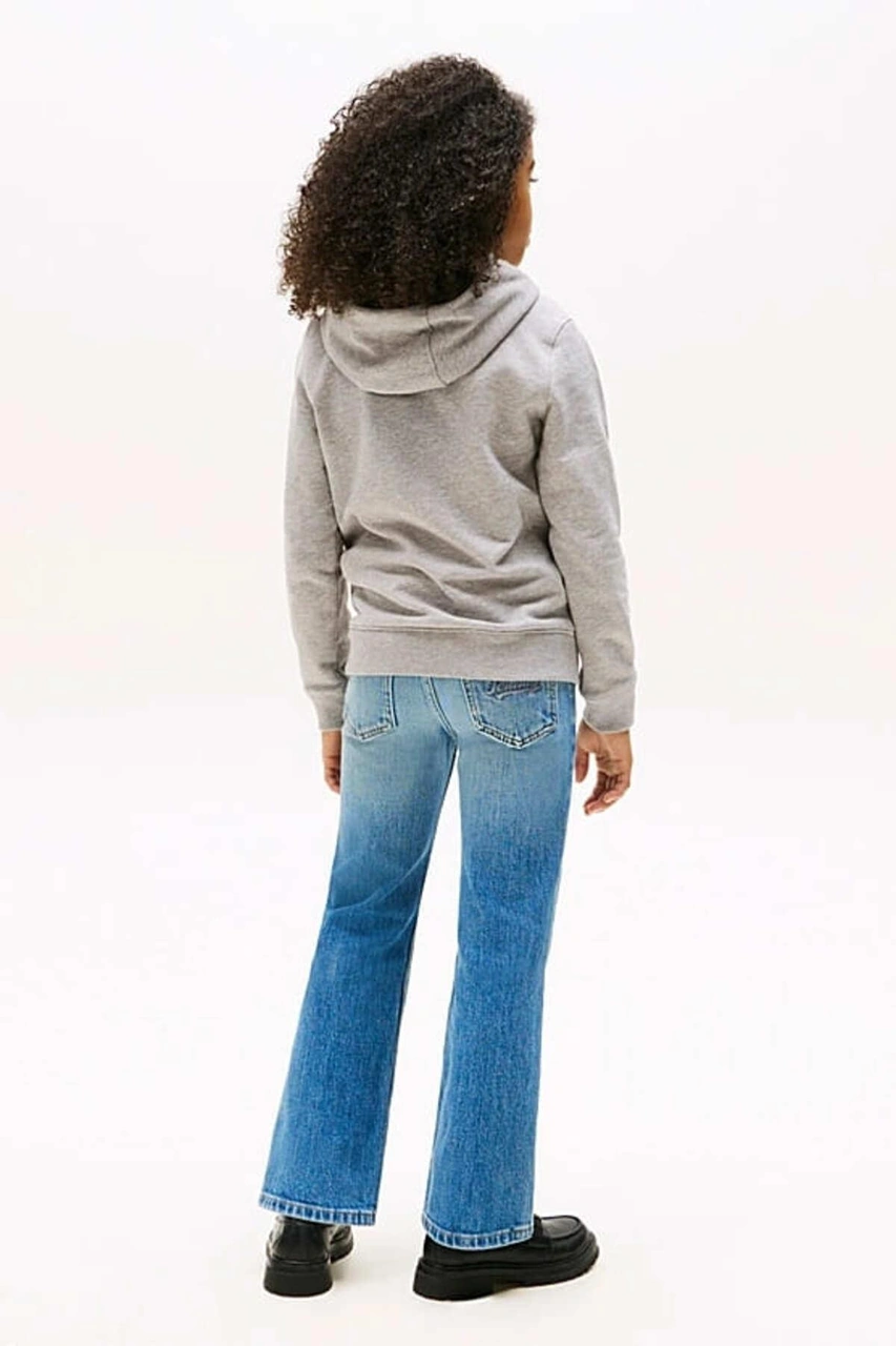 Tommy Hilfiger Unisex Çocuk Th Essential Hoodie Kapüşonlu Sweatshirt - Gri-10982 Light Grey Heather Tommy Hilfiger Unisex Çocuk Th Essential Hoodie Kapüşonlu Sweatshirt - Gri-10982 Light Grey Heather