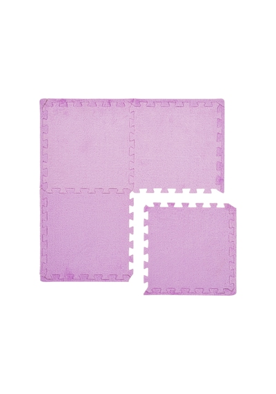 Puzzle Mat Mor 30x30 CM 4 Parça Bebek Çocuk Genç Odası Halısı Bebek Çocuk Genç Odası Halısı