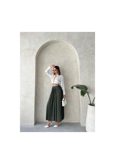 Verymoda Uzun Etek F1913 Haki