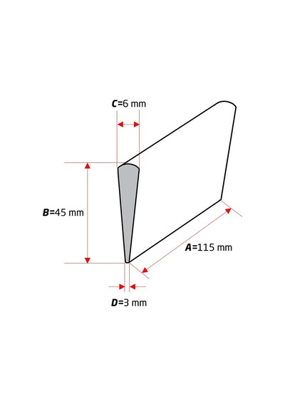 Narex 895302 Profi Bileme Taşı 115x45mm 320kum Pembe