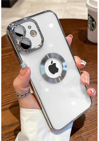 Apple Uyumlu iPhone 11 Kılıf Köşeleri Renkli Şeffaf Kamera Korumalı Silikon Lu (553804415)