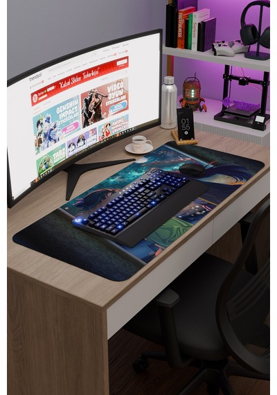 Kusuriya No Hitorigoto Anime V1 - 90x40 Xxl Gaming Kauçuk Kaymaz Taban Mouse Pad Fare Altlığı