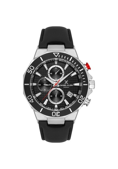 Daniel Klein Dk.1.13841-1 Exclusive Tüm Fonksiyonları Aktif Tachymetre Özellikli Deri Kordonlu Siyah Erkek Kol Saati Daniel Klein Dk.1.13841-1 Exclusive Tüm Fonksiyonları Aktif Tachymetre Özellikli Deri Kordonlu Siyah Erkek Kol Saati