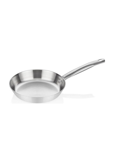 Mm Çelik Kızartma Tavası 28 Cm Gri