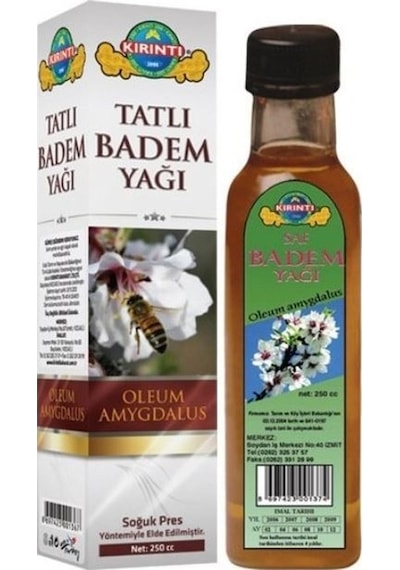 Kırıntı Tatlı Badem Yağı 250 ML