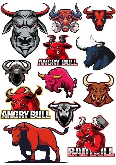 Boğa Sticker Set-9 16 Parça Telefon, Tablet, Defter, Laptop Sticker