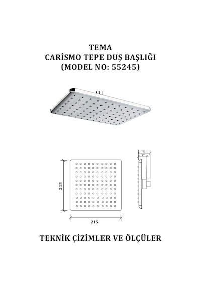 Tema Carismo Tepe Başlık 55245 Krom