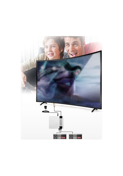 Geeksen Mini Tv Oyun Konsolu 8 Bit Retro Video Oyun Konsolu Dahili 500 Oyun Taşınabilir Oyun Oyuncusu Oyun Konsolu