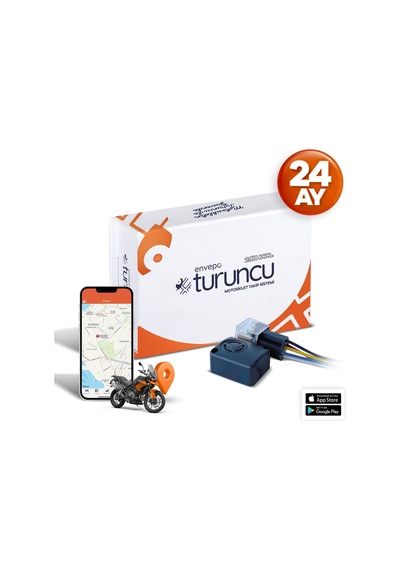 Turuncu Motosiklet Takip Cihazı 24 Aylık + Buzzer