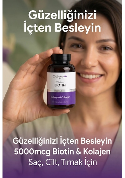 Collagen Forte Platinum Biotin 5000 MCG 60 Tablet