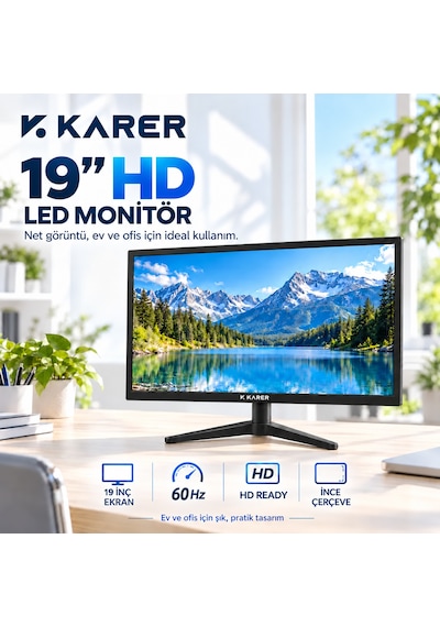 Karer 16 Kameralı 19 İnç Monitörlü Full Hd Ahd Güvenlik Seti 1 Tb Hdd Renkli Gece Görüşü