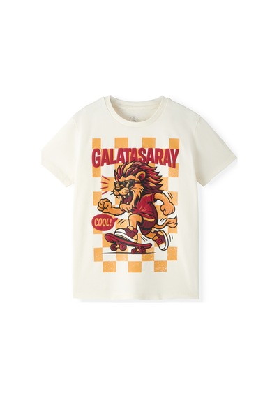 Gsstore Galatasaray Çocuk T-shirt C261035 Ekru
