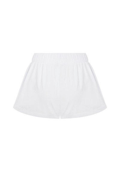 Sagaza Studio Ss6011 Kumaş Mini Şort BEYAZ