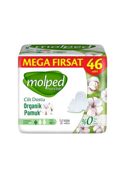 Molped P&s Normal Mega Hijyenik Ped 46'lı - 8 Adet Tarı